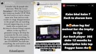 Ghatak, Sid, and Encore's reactions to Saggy hacking (Image via Instagram)